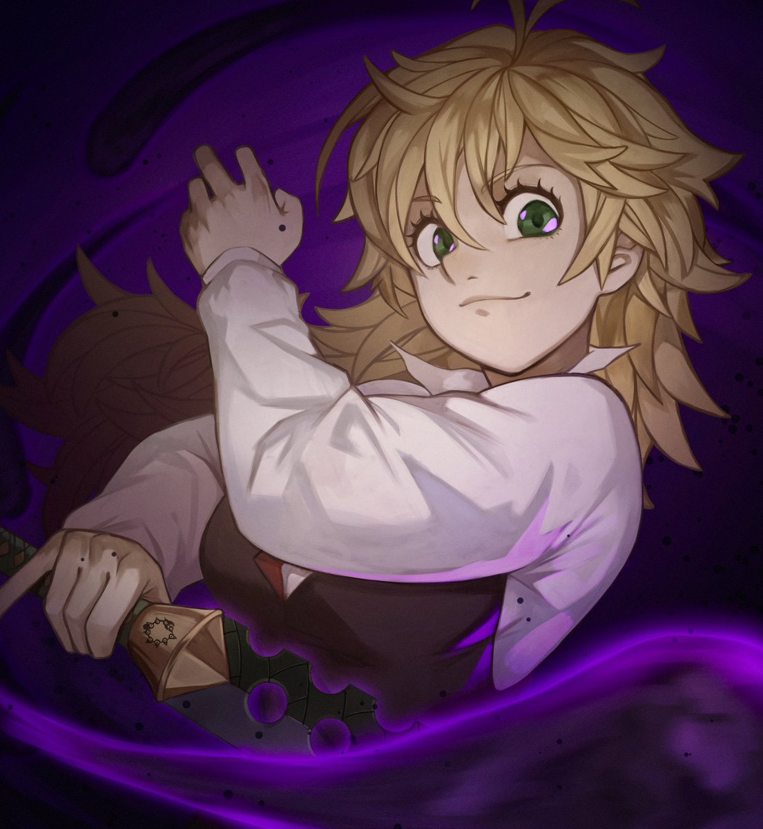 qmerlem's tweet photo. Meliodas female 

#七つの大罪
#NanatsuNoTaizai  
#SevenDeadlySins https://t.co/J3mbT7VQ5n