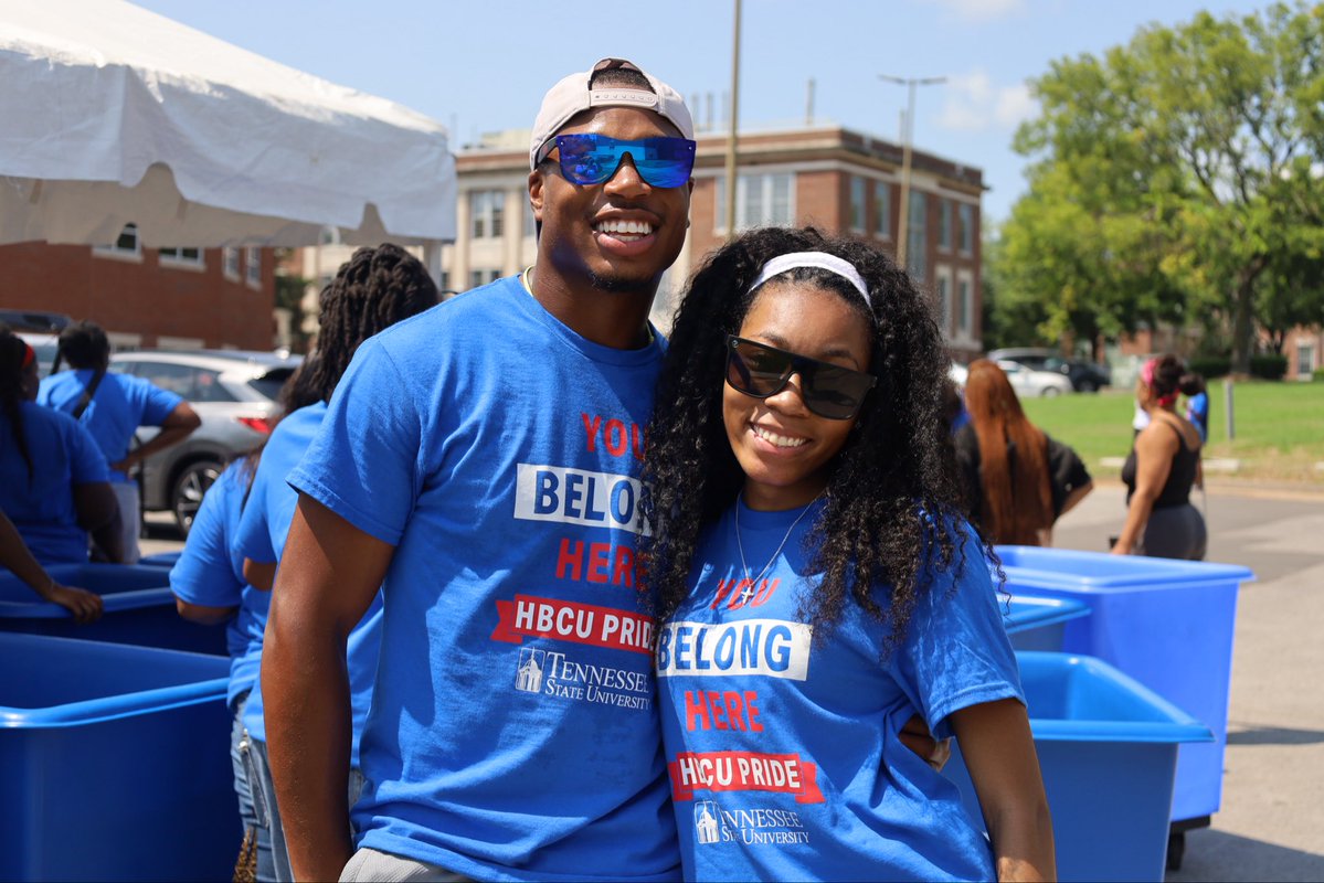 TSUedu's tweet photo. It’s a brand new day at TSU, and YOU belong here. 💙 

Move-in week begins today and we are excited to welcome our tigers to campus! 🐅

#TSU #tennstateu #tennesseestateuniversity https://t.co/g0r8kMeorN
