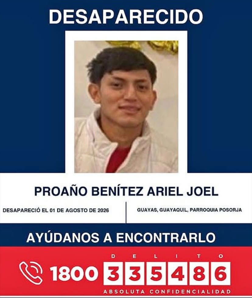EmergenciasEc's tweet photo. #DesaparecidosEcuador
Ayuden a compartir por favor, gracias https://t.co/ZkBRRrlTmr