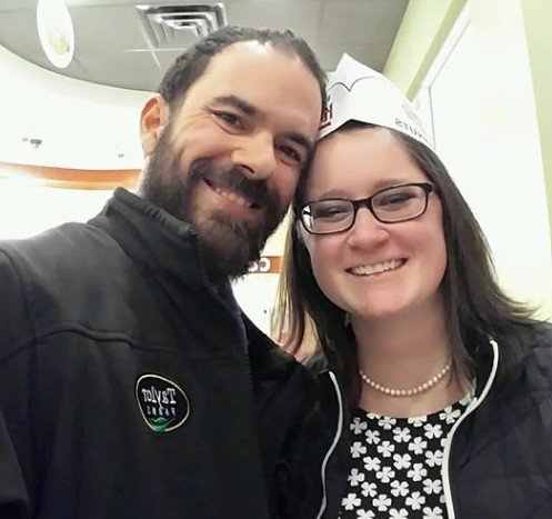 Darth_Jader_'s tweet photo. Josh and I cannot believe we are still in the running for the America's Favorite Couple contest! Did you know that your votes count double today? Please show your support! Our QR code is in the comments. 💜💍💜 https://t.co/EaCUkRkbM1