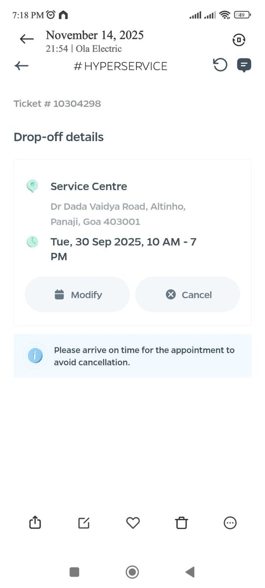 Mahmudshaikh19's tweet photo. Ola is not a just company.. but a SCAM .. Trying to sell shit that doesn't last under warranty itself...with only fake promise and no Service...
If you have money to buy thier shit... Go ahead https://t.co/DzJlSa9VMy