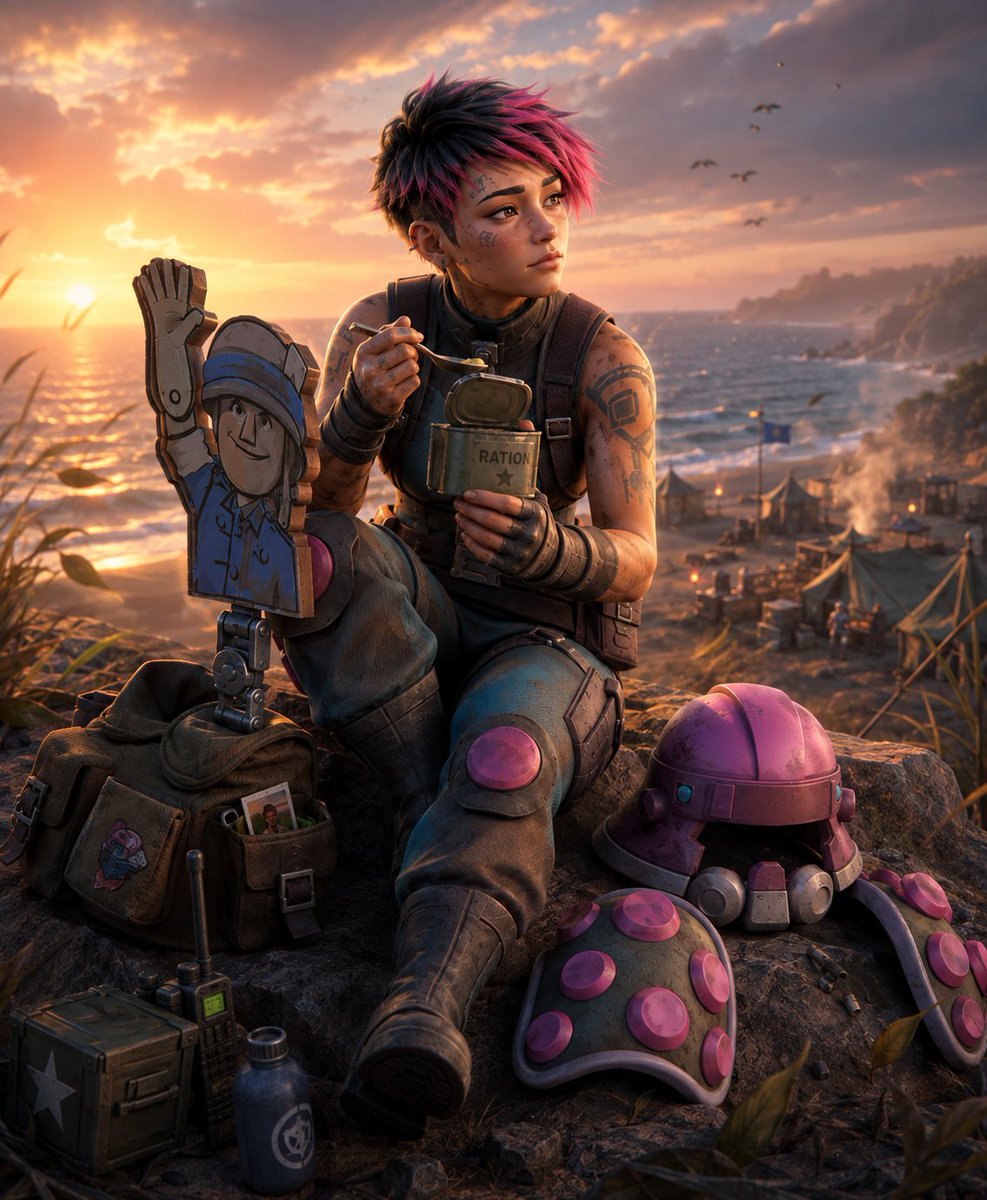 AMAWAK_BZH's tweet photo. The battlefield isn't where every story begins... or ends.

Sergeant Amani Kapata enjoying a few quiet minutes before the next mission.

One meal. One sunset. One last moment of peace.

Who should be next?

🎨 Boom Beach Fan Art

#BoomBeach #Supercell #FanArt https://t.co/xJNupaXnbA
