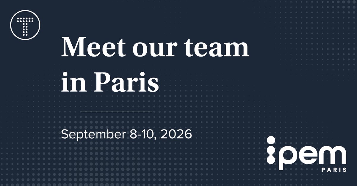 TrueBridgeCP's tweet photo. We're heading to IPEM Paris 2026!

The TrueBridge team will be at IPEM September 8-10, and we’d love to connect.

📍 IPEM Booth B206, Level 2, Hall Maillot | Palais des Congrès, Paris https://t.co/CIOt6FxpJQ