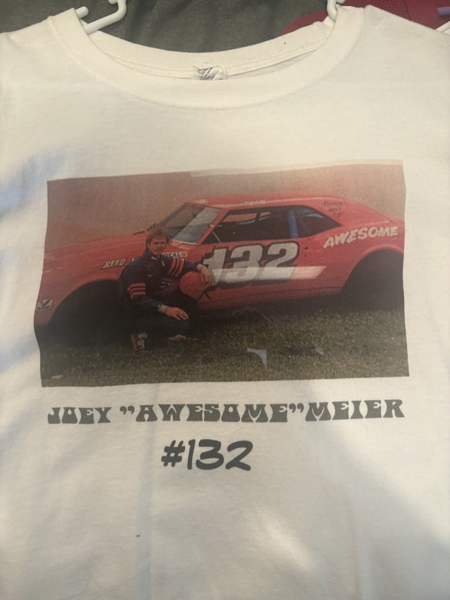 bama2racer's tweet photo. Going thru my closet now today, found my @JoeyMeier shirt!!! #awsome https://t.co/pGimqaxuw3