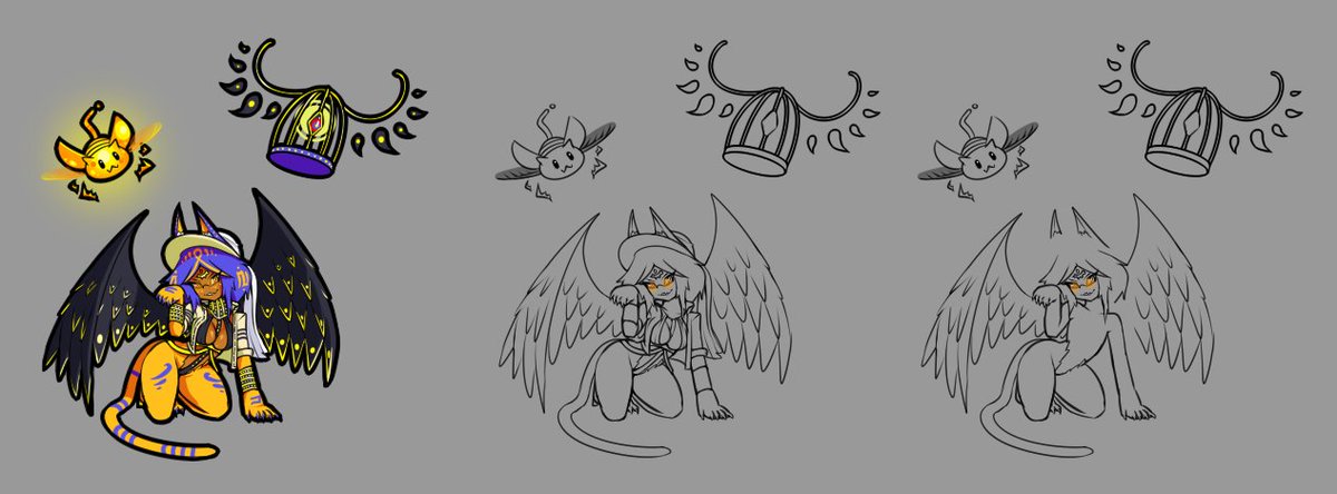 nosebecc's tweet photo. Sphinx girl concept art!

#BEWitches #MonsterGirl #gamedev #indiedev #indiegame #gamemaker https://t.co/5niwU1qFRv