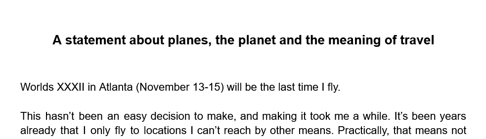 fireshoes's tweet photo. A statement about planes, the planet and the meaning of travel :)

by Jean-Emmanuel Depraz #mtg
https://t.co/0A7XJaCB9I https://t.co/3nLcQt7aLd