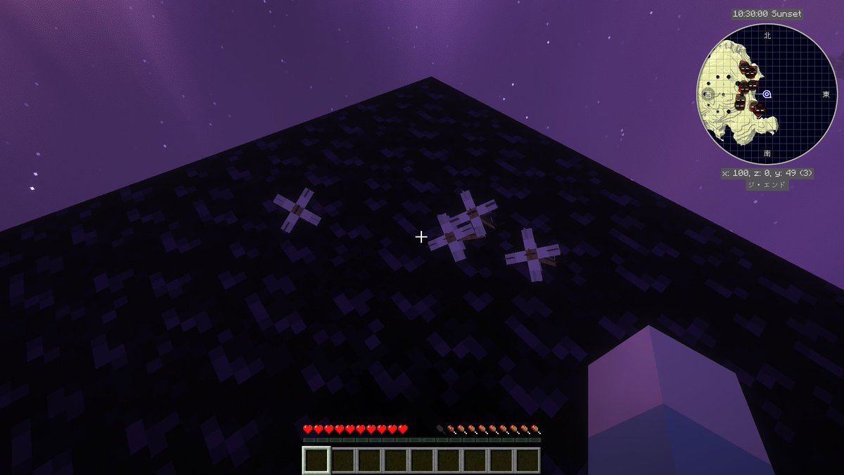 fuyossi's tweet photo. エンドに行ったらなぜかスケルトンがいて奈落に落とされたんだけどwww

#マイクラ
#マインクラフト https://t.co/eSHm5MqBAa