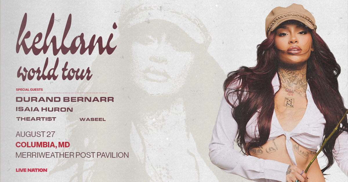 hot995's tweet photo. Tune in to @nickandradio every morning this week for your chance to win two tickets to @Kehlani at @MerriweatherPP on August 27th! 🎶

#Kehlani #MerriweatherPostPavilion #WinTickets https://t.co/6FcOIxNo5x