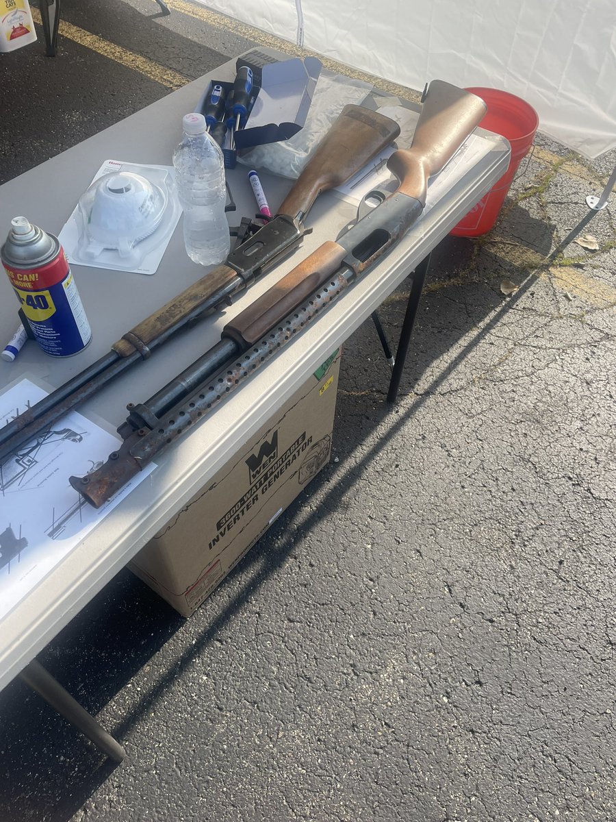 furiousstylesjr's tweet photo. @NoleJagTodd @Oluwoleaskira @ShegunTweets I’ve guarded 5 gun buybacks 2024-2025, they most certainly do. Expensive ones at that. All of these guns were unfortunately destroyed. https://t.co/LnmehUdRVo