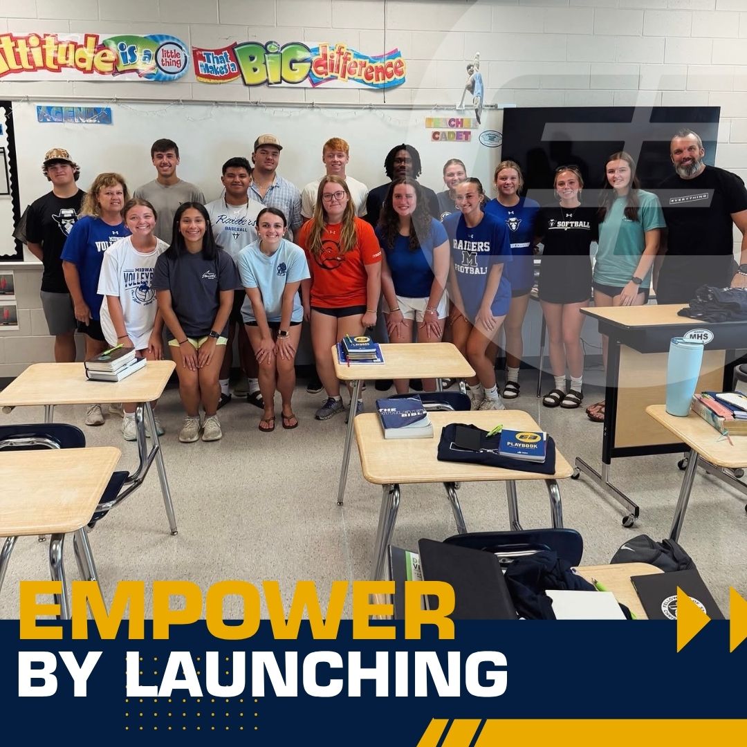 CoastalNCFCA's tweet photo. Leaders all over our Area are filling out their Applications and taking training to be Fully Qualified to serve on TEAM FCA this year!  Have you scheduled your Huddle Training with one of our Staff yet?  From Milestones Academy to Midway High School, we're preparing #GameChangers for their calling!  

Training ✔️ 
Resources 📚✔️
Swag 👕✔️
Group Chat 🤳✔️
Plan 📋✔️
Prayer 🙏✔️

Now... Go.