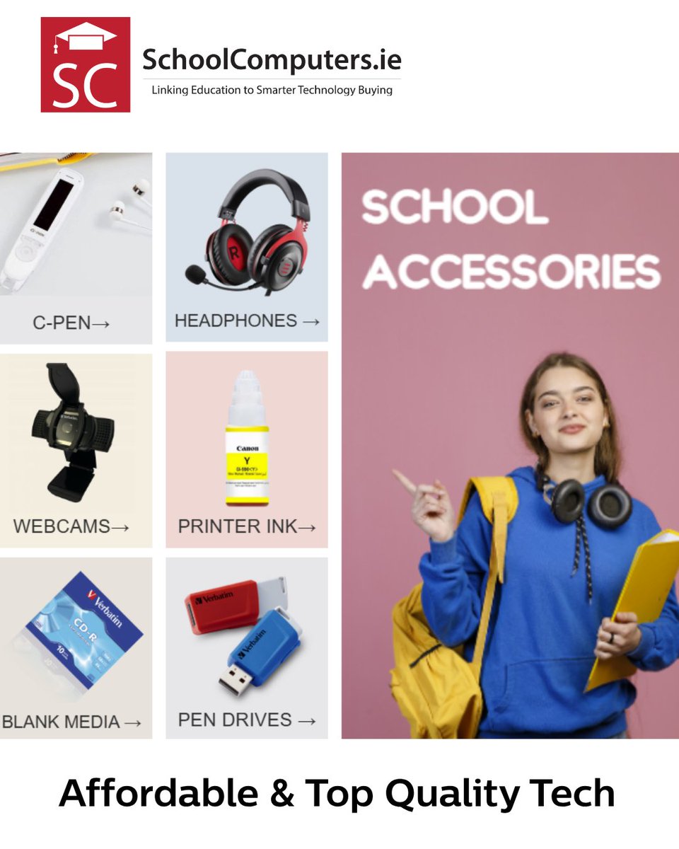 SchoolComp_ie's tweet photo. https://t.co/A3EFiWYejX offers a wide range of quality tech, including laptops, monitors, interactive displays, and accessories from top brands, carefully selected for the Irish education sector at exclusive prices.

 https://t.co/GmwUAgBo4s

  #Education #SchoolComputers https://t.co/gR9e8CTobk