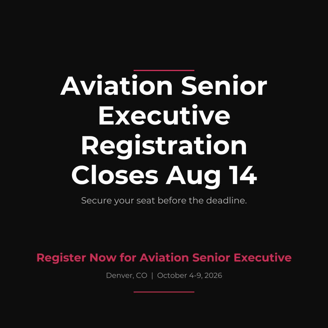 EnoTrans's tweet photo. Senior airport leaders: ASE offers focused executive development for the realities of aviation leadership.

Join peers Oct. 4-9, 2026 at DEN’s CEEA.

Registration closes Aug. 15. Register now.

#AviationLeadership #Airports https://t.co/YFC0ov6qal