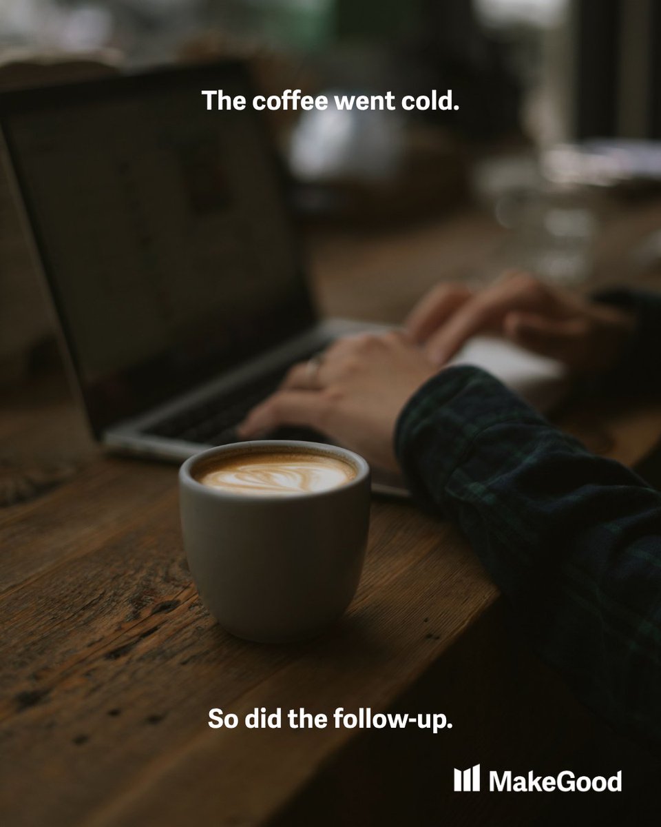 MakeGoodApp's tweet photo. Job done Wednesday. Invoice sent Thursday. It's Saturday and you're still at the laptop chasing it. Late payments don't just cost money. https://t.co/rRJxMT2Cwa https://t.co/2tRxFVv2GA