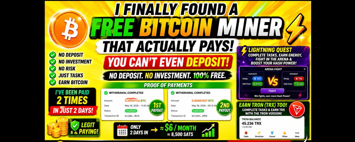 I Finally Found a FREE Bitcoin Miner That Actually Pays! ⚡ YOU CAN’T EVEN DEPOSIT!