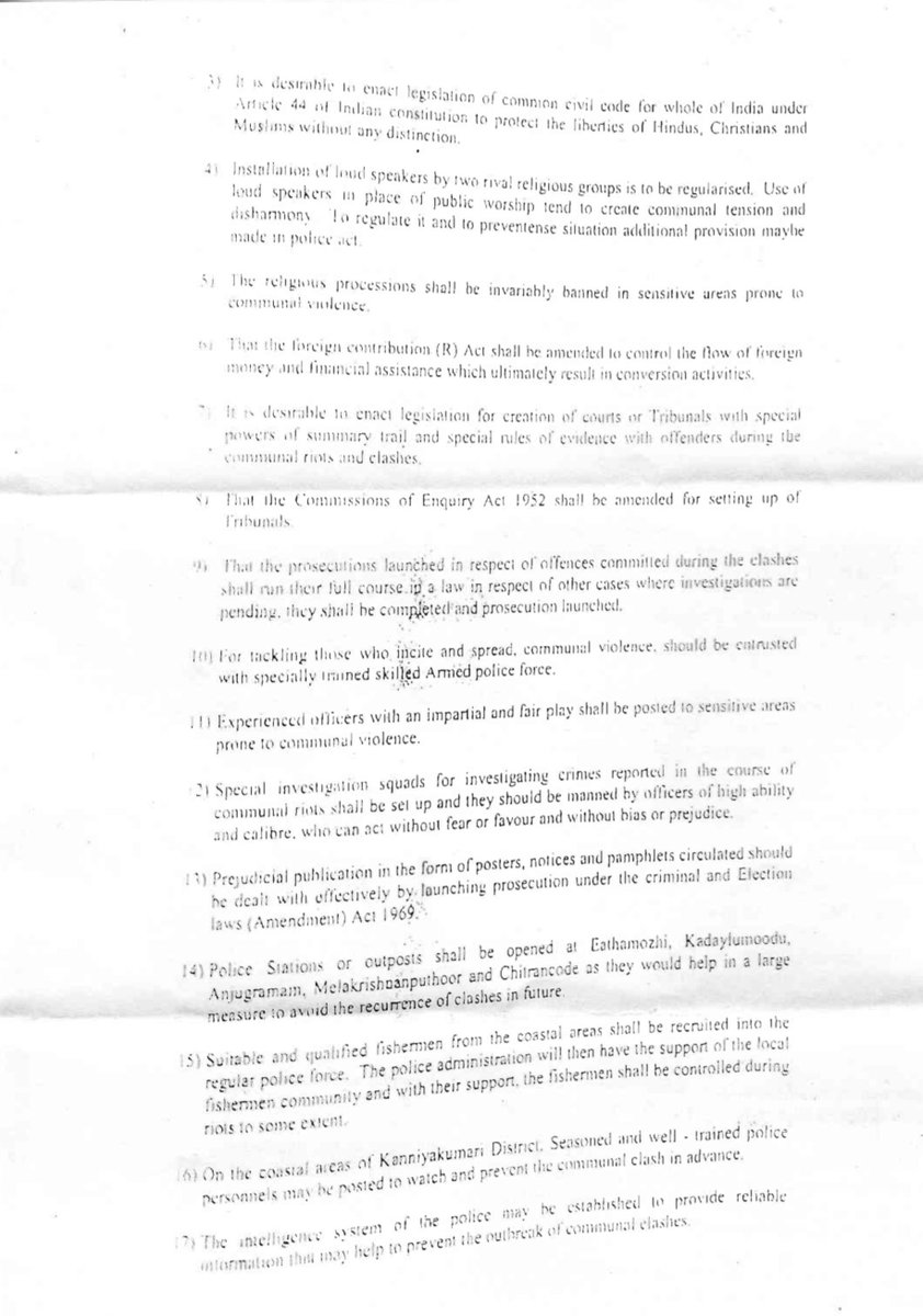 YuvarajPollachi's tweet photo. An active live https://t.co/VFAPKt6EwU. No. 916, Public (Law and Order – B) Department, dated 29.4.1986

From Tamil Nadu asking for FCRA

​Point 6: "That the foreign contribution (R) Act shall be amended to control the flow of foreign money and financial assistance which ultimately result in conversion activities."

It was issued By Late Chief Minister MGR (on whose way @TVKVijayHQ says he runs the Government) on the recommendation's of Judge venugopal commission 

Hope news channel's discuss this too

@VanathiBJP @DrTamilisai4BJP @asuvathaman