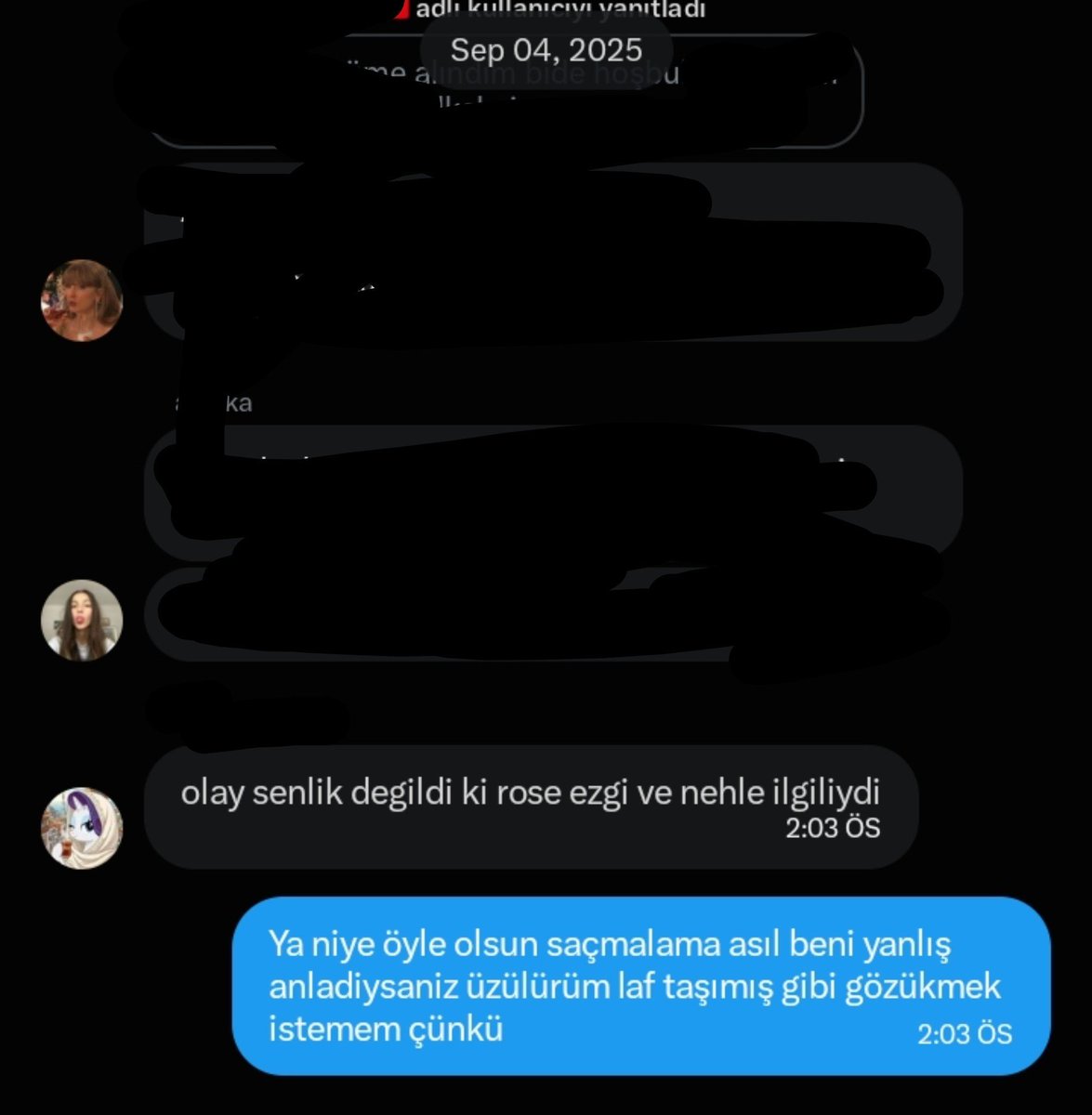 psychologisttir's tweet photo. Neyseki mesajlarım duruyormuş bir daha destekli yalan söylerseniz mutlu olurum..durduk yere bize atılan en normal iftira...zorba olmadigimi da kanıtladığımı düşünüyorum https://t.co/NFPGeAAx75