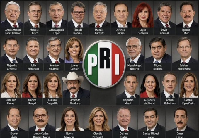 OscarTelco's tweet photo. @DiputadosMorena ¿Y donde están los priistas ahora?
En el #NarcoRégimen https://t.co/jwX8IIYgwM