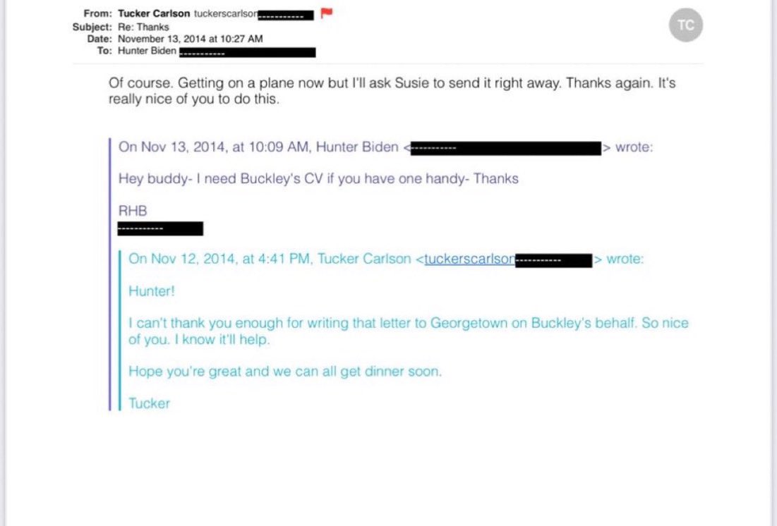 mplpodcast305's tweet photo. It’s a big club and you’re not in it. 

Email reveals that hunter Biden helped Tucker’s son, Buckley, get into Harvard. 

This is what the elitists do while they pretend to be part of the working class and the people. https://t.co/AOD9qNUoxo
