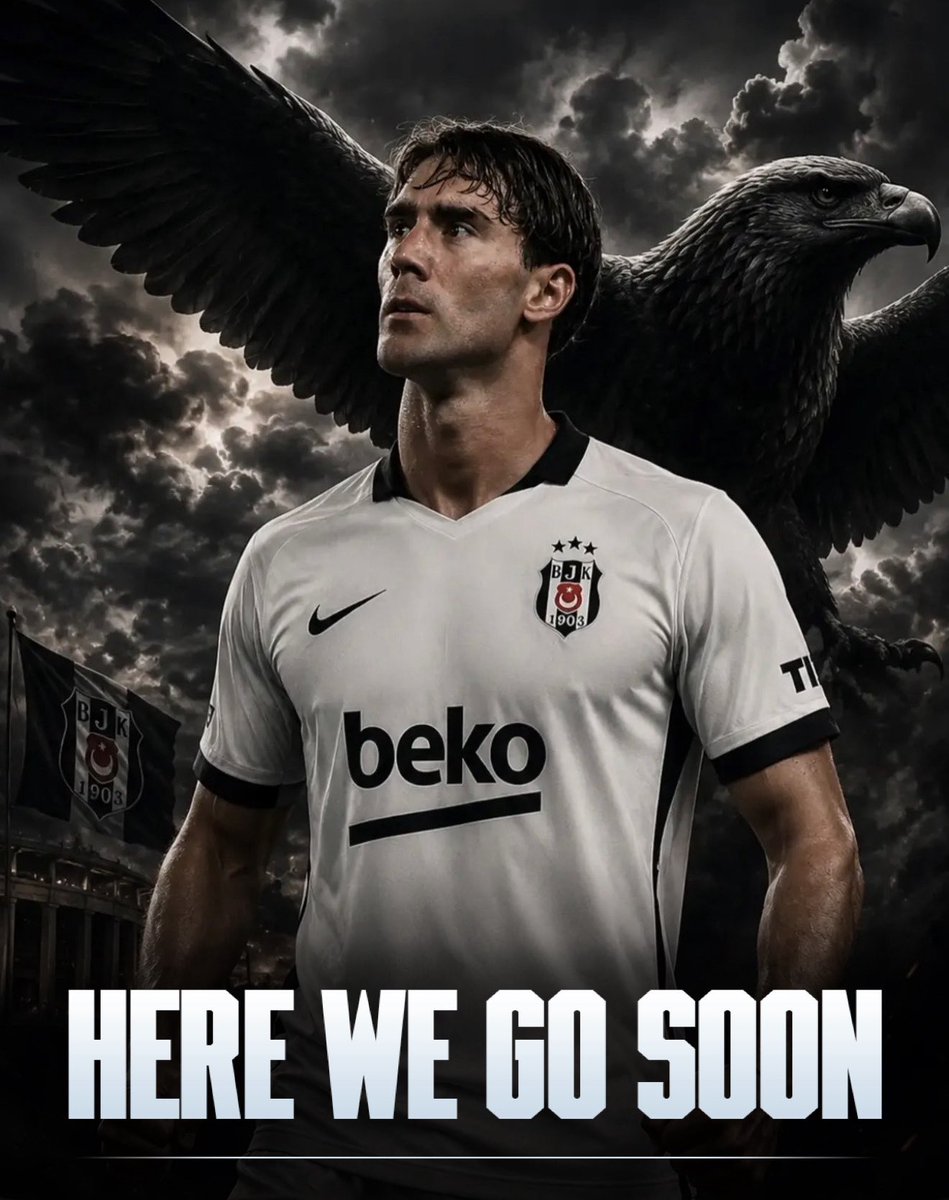 FabrizioRomano's tweet photo. 🚨⚫️⚪️ BREAKING: Dusan Vlahović and his camp gave initial green light to Besiktas bid!

Three year contract has been verbally agreed today, now paperwork has to be approved by the legal side from the player.

Vlahović could fly to Istanbul within 48h if all approved. 💣🇷🇸 https://t.co/w2DFzBjqiz