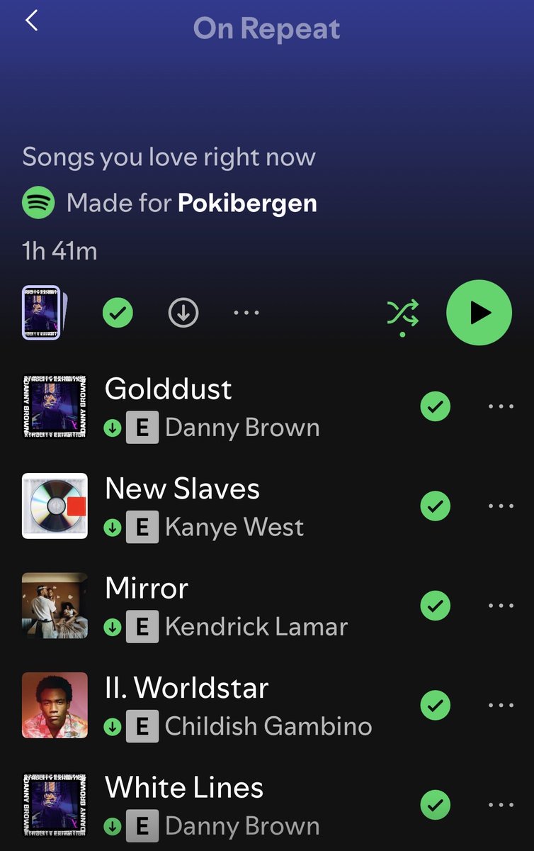 g_poki73466's tweet photo. @Spotify Listening to lots of Danny brown recently https://t.co/xyPsa4kZg3