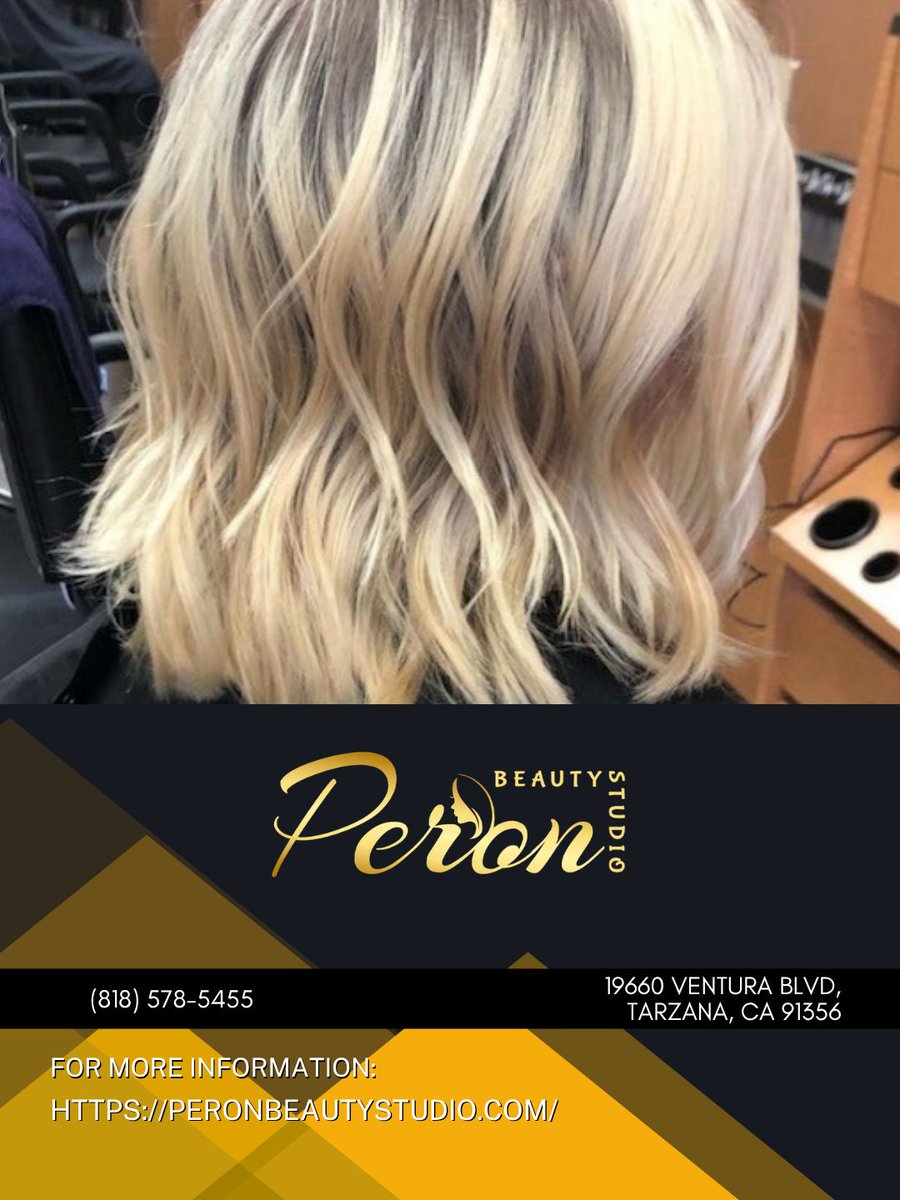 PeronBeauty's tweet photo. Adding brightness to your hair can create a fresh and vibrant appearance. Our hair highlights are customized to complement your look and personal style. Request your appointment today at (818) 578-5455.
#HairHighlights #GorgeousHair
https://t.co/GH7lTLSAzC https://t.co/XnkqXgc4ex