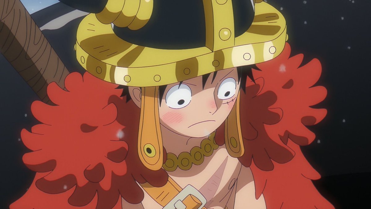 fulyanime's tweet photo. Blushing luffy is very dear to me https://t.co/p2kHMYOh1z