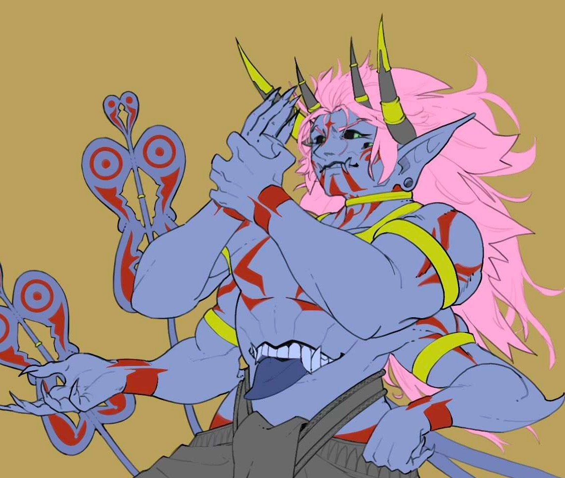 AnxiousTalent's tweet photo. Finally found a purpose for this acc.

Get ready for a four armed cambion hunk 👁️👁️ https://t.co/DbOwOPnYhz