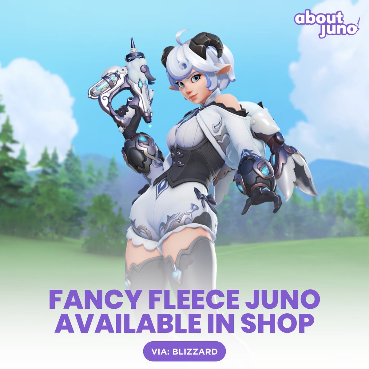 AboutJunoOW's tweet photo. Fancy Fleece Juno is available now in the #Overwatch Item Shop 🐑

🛒 Grab the full bundle for 2.600 Overwatch Coins! https://t.co/4NOVQCzQqk