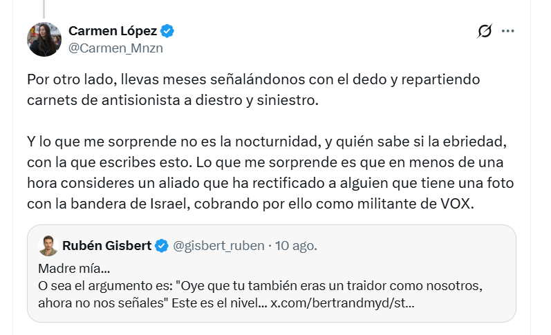 cometeuncagarro's tweet photo. Los del partido político creado para llenar las cuentas bancarias de Vaquero, cuando se les dice que no hace ni 5 años defendían ''descolonizar'' Ceuta, Melilla y Canarias, el principal argumento es ir a lo personal, intentando poner a Gisbert como un borracho. 

Son muy niñatos. https://t.co/Rlu6E7W8Ev