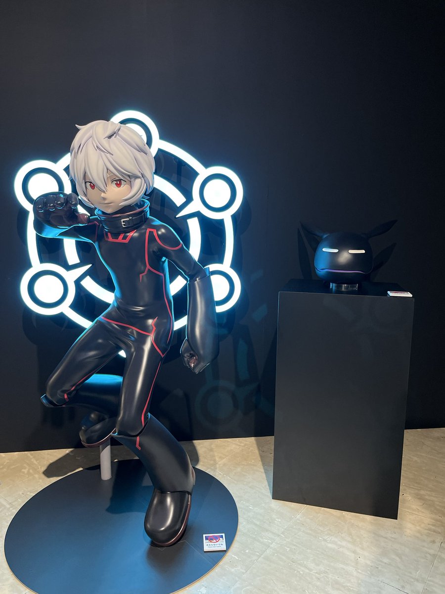rimokonbaske's tweet photo. #ワートリREBOOT展 行ってきました！
雷神丸のポーチが想像してたよりモフモフ感あって驚き！
遊真もすごくリアルで良かった！でも一緒に撮ろうと思ってたもちマス忘れた😭 https://t.co/mFx17IYB9T