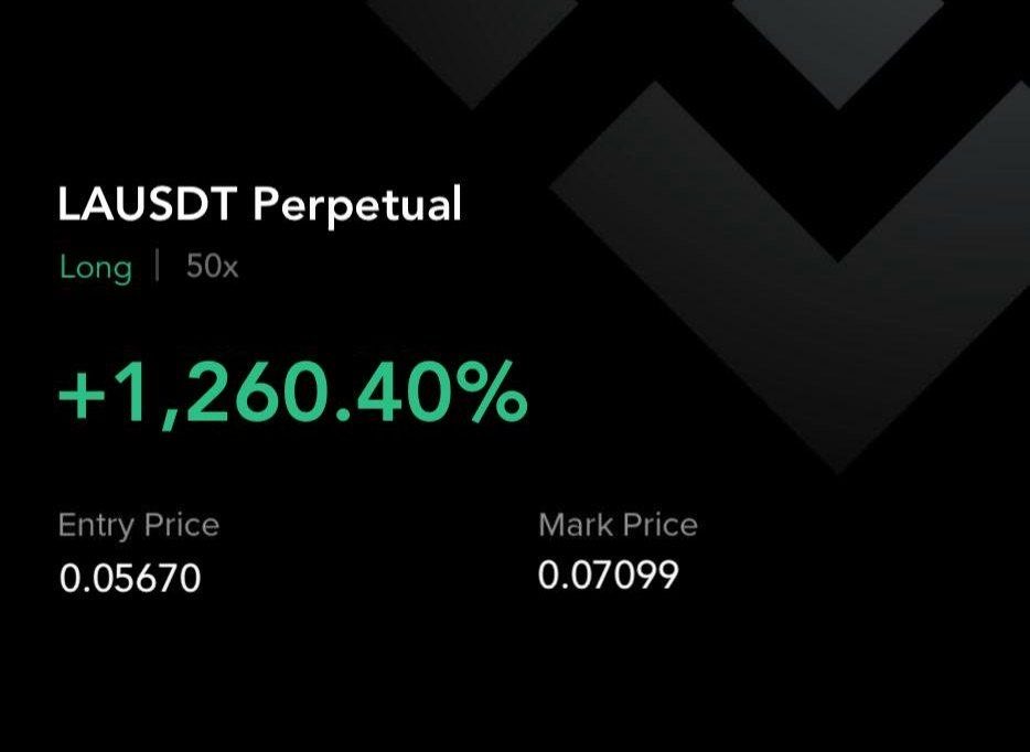0xPella's tweet photo. #LA/USDT 💥💥

Profit: +1,260.40%🤑 https://t.co/DIcZ3cqOTy