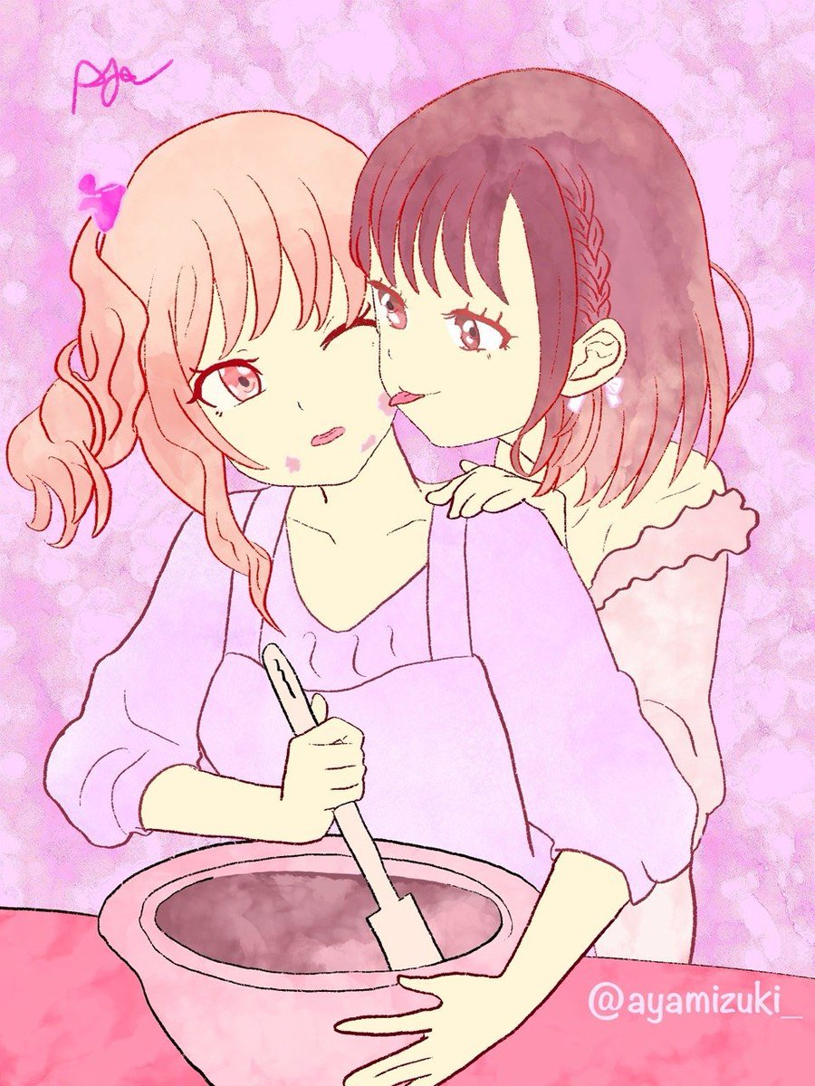 ayamizuki_'s tweet photo. #mzenweek2026 Day7: free day mizuena🎀🎨
 #prsk_FA #みずえな #mizuena #暁山瑞希 #東雲絵名 https://t.co/zEQY66bP2i