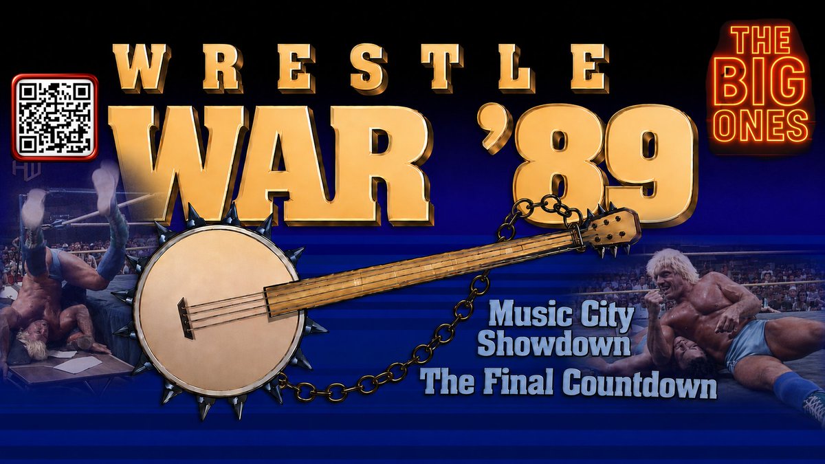RasslinGrenade's tweet photo. Up NOW at the BIG ONES Video Series it's WRESTLEWAR '89 Music City Showdown! Flair vs. Steamboat match 3 in the Trilogy! Plus, Terry Funk wants a Title shot, Lex vs. Hayes, Roadies vs Doc/Rotunda, Dudes Debut, Nikita, Sting, Muta, more at the ULTIMATE TIER https://t.co/uH3Ub47wei https://t.co/iYWh011szv
