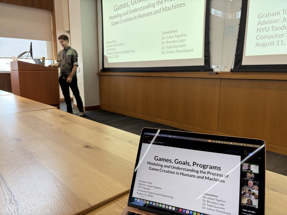 togelius's tweet photo. It’s time for Graham Todd’s PhD defense! https://t.co/U5DgUY8GSz