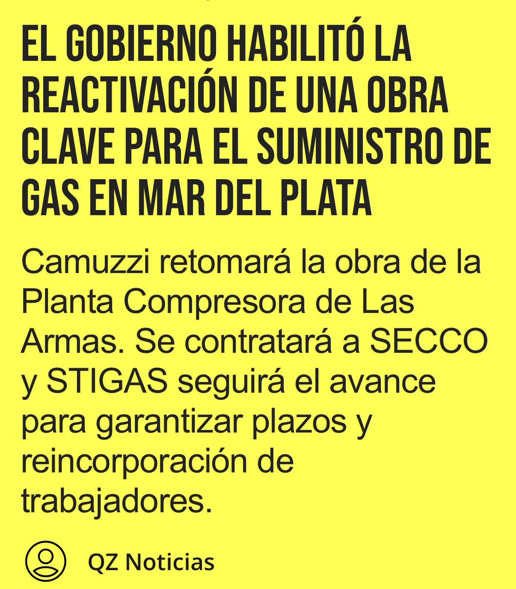 llaenmdp's tweet photo. ENERGÍA QUE AVANZA 

Sabemos lo importante que es para Mar del Plata contar con un suministro de gas que acompañe su crecimiento.

Por eso gestionamos para que una obra fundamental vuelva a avanzar.

Hoy, la reactivación de la Planta Compresora de Las Armas es una realidad. VLLC! https://t.co/amMzHDEuFo