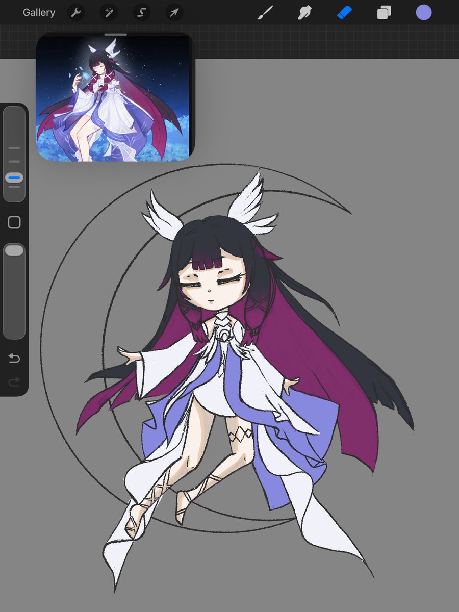 catladykawaii's tweet photo. wip ;3 #wip #artmoots #smallartist #genshin https://t.co/ZrynQPyBz1