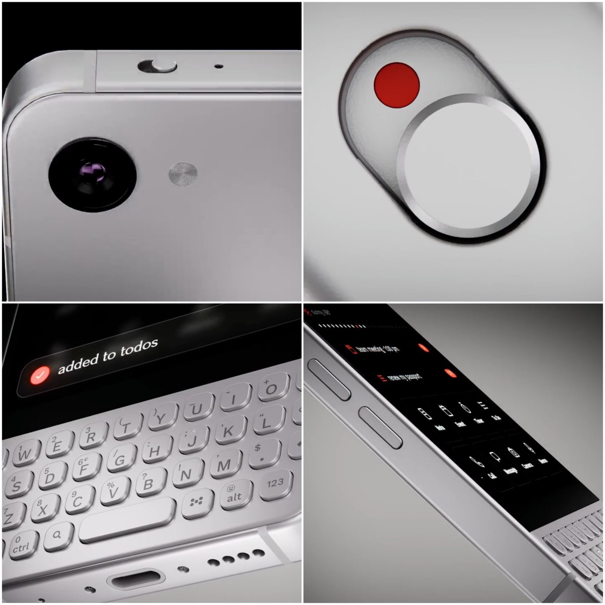 TechieUltimatum's tweet photo. The BlackBerry-style phone is back!

The Minimal Phone 2 has officially launched with a physical QWERTY keyboard and a focus on distraction-free smartphone use.

Specs:
• 3.92 Inch 90Hz AMOLED display
• Physical QWERTY Backlight Keyboard
• MediaTek Dimensity 8300
• 8GB LPDDR5X RAM
• Up to 512GB storage
• Multicolour Notification LED light
• 50MP rear camera & 20MP selfie cam
• 3,000mAh battery with 27W Wired and 15W Wireless Charging
• USB 3.2 Gen 1 Ports
• Side Mounted Fingerprint sensor
• 3.5mm audio jack
• Dual Stereo Speakers
• One Physical SIM + eSIM
• Linear Vibration Motor
• Minimal OS based on Android with 5 Years of software support
• Premium aluminum body
• 9.5mm thick
• WiFi 6E, NFC and Bluetooth 5.4

💰 Price: $599
📦 Shipments: Q4 2026 via Kickstarter

🔒 It also features a programmable hardware switch that gives users a physical way to control privacy-related functions.

🧠 The phone runs Minimal OS and is promised 5 years of software updates, while its compact design is aimed at people who want a more focused smartphone experience.

A modern QWERTY phone with serious hardware, but the $599 price could make it a tough sell against cheaper alternatives.
