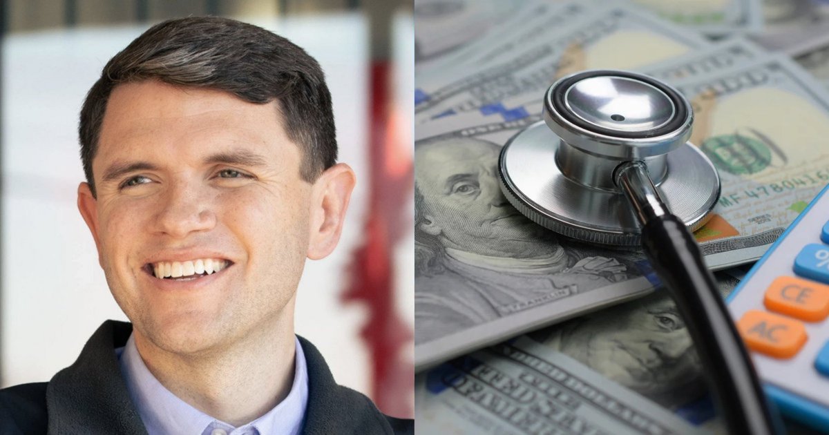 DemzDeliver's tweet photo. 🚨 James Talarico proposes banning hospitals from overcharging patients:

"You shouldn't go into debt just because you get sick." https://t.co/NoyDaaNEX4