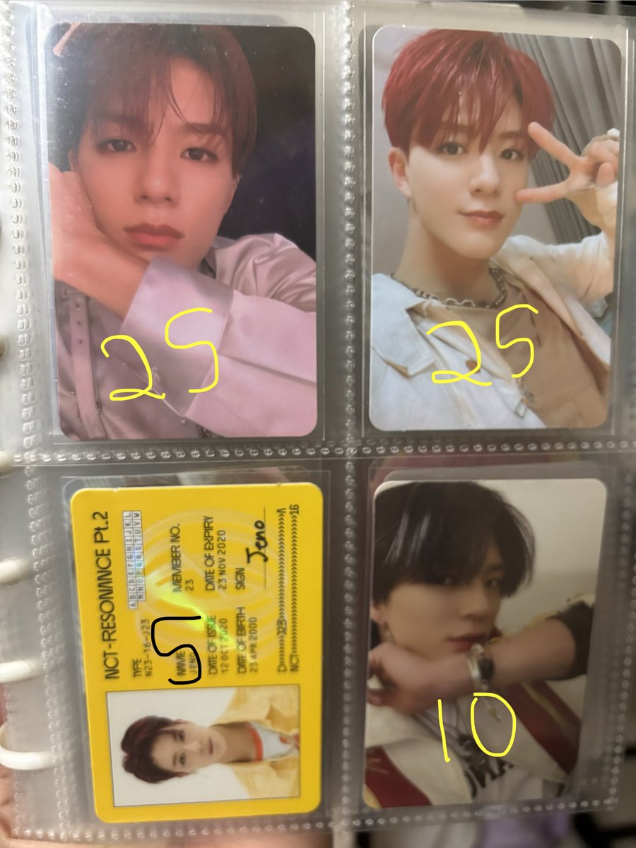 jenhyuflmz's tweet photo. (help rt) wts nct pc

• prefer take more than one except jeno hockey
• price exclude postage
• X not for sale
• can nego but not too low 
• price in rm

dm me if you’re interested!
#pasarNCT #pasarNCTmy https://t.co/hBA5kTve4p