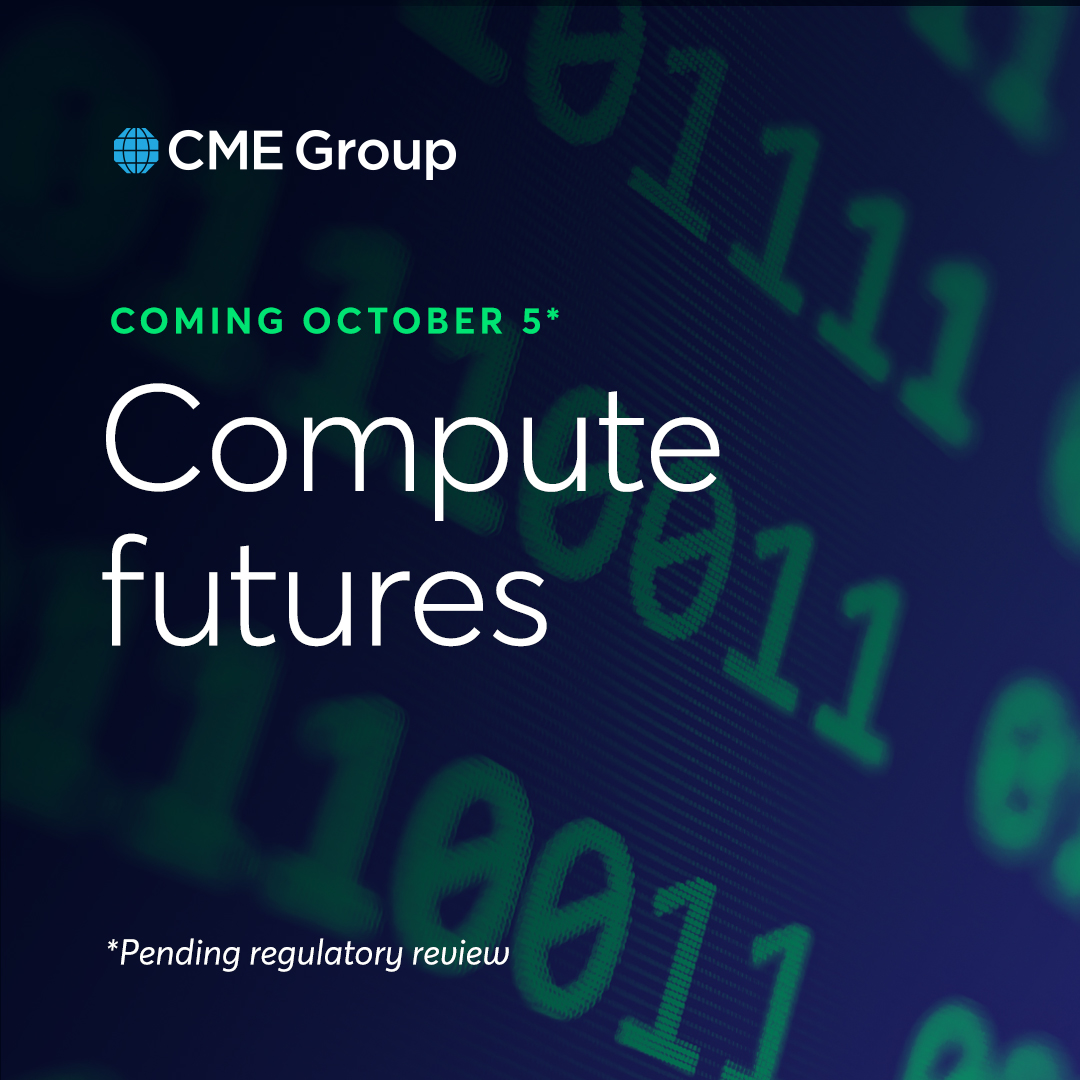 CME Group image accompanying its Compute futures announcement