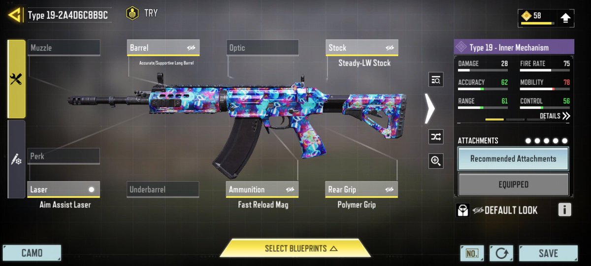 GitibaPatrick's tweet photo. 🔥 RANKED META BUILD: Type 19
Absolute laser beam for Mid to Long range this season. Zero recoil + fast TTK.
📌 Share Code: [Type 19-2A4D6C8B9C]
Save this for your next Ranked session! 👇
#CODMobile #CODM #CODMLoadout #CODMobileRanked https://t.co/kqHYL7RL3i