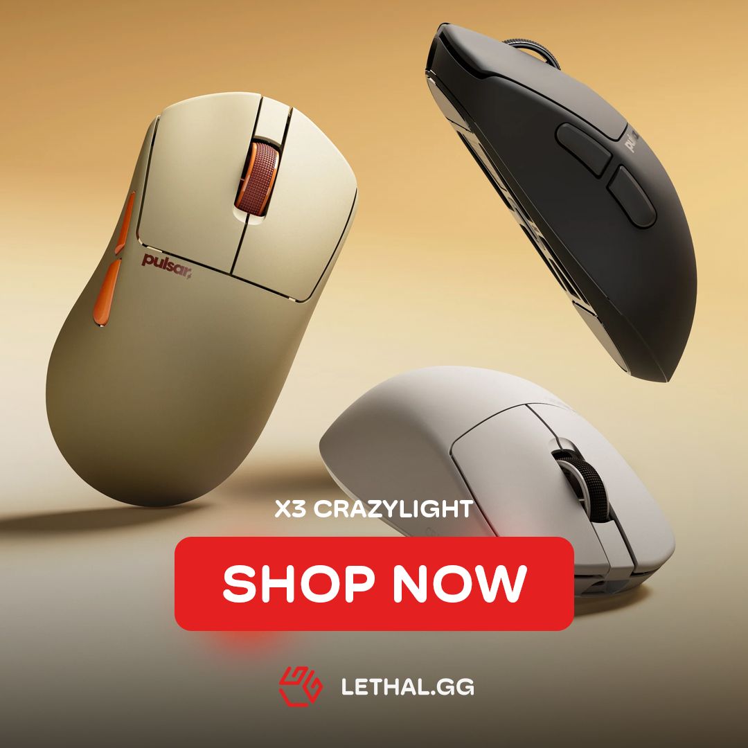 Pulsar X3 CrazyLight is now available in all three colorways