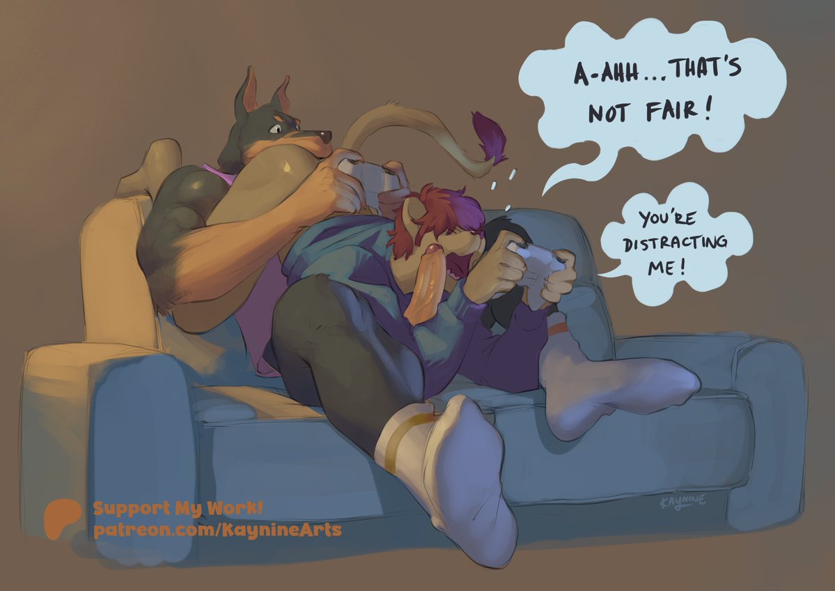 kayninedraws's tweet photo. Gaymers do whatever it takes to win. https://t.co/arrlaZgUqe