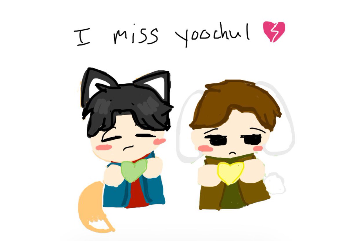 miu456001's tweet photo. i miss #yoochul too, anon 😭❤️‍🔥
thank uu for drawing them, they're so cute!! https://t.co/XbVINAPZTM