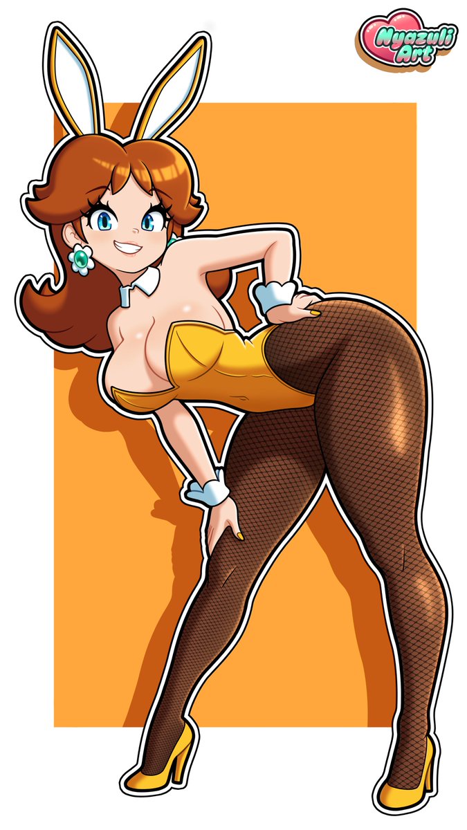 NyazuliArt's tweet photo. It's bunny Daisy time! 🐰🌼🧡 https://t.co/ahSdzTbJCK