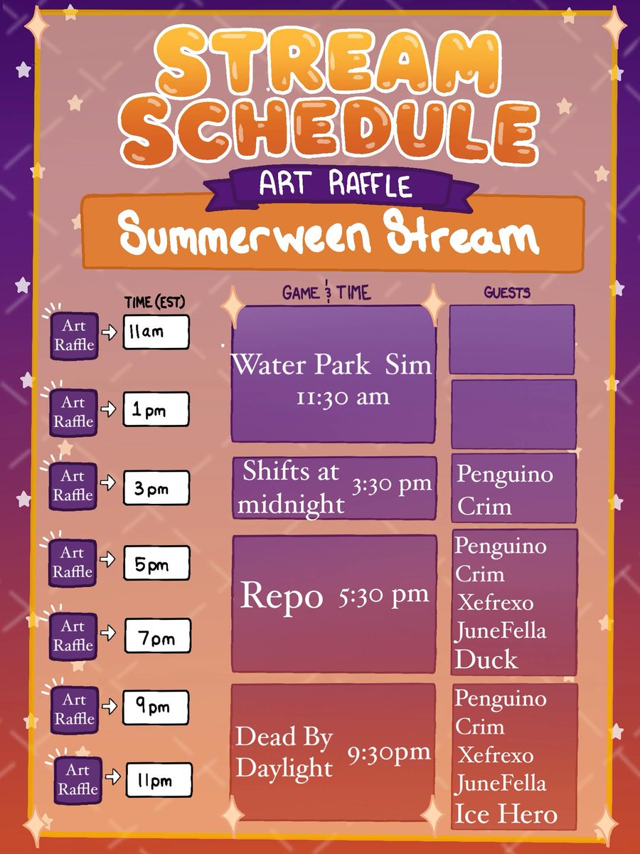 ElevianEcho's tweet photo. TOMORROW! ART RAFFLE AND GAME STREAM. Starts at 10:30 AM! https://t.co/Usuddb4Nz2 #ArtStream #StreamOnTwitch #ArtGiveaway #Raffle #FreeArt #ArtCommunity #ArtistSupport #twitch #streaming #stream #furryart #vtuber #halloween #summerween #summer #furry #twitchstream #vtuberdebut https://t.co/3UTy2Mqc8a