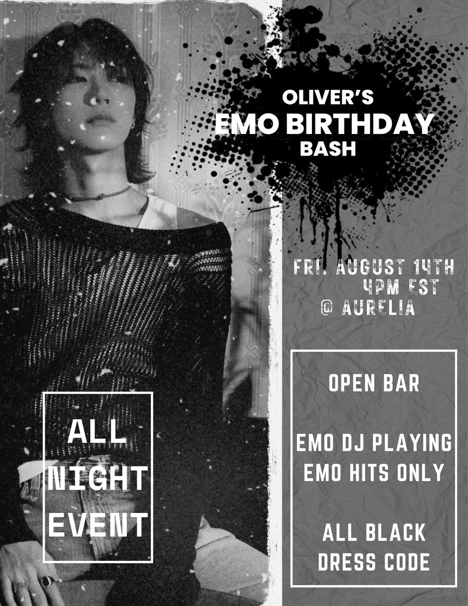 oliverycool's tweet photo. ok sike i got the date wrong JOIN ME IN CELEBRATING THE BIG 3.0. ON FRIDAY!!!! please i’ll even beg on camera #HTVEVENT https://t.co/36FfMjQozn