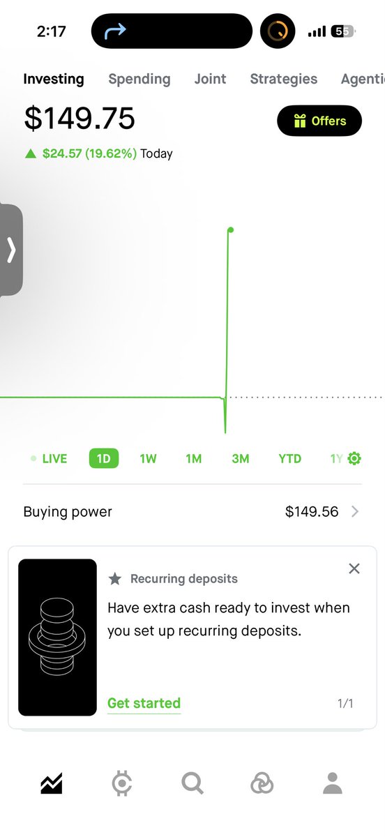 TradingStockyz's tweet photo. @TheBlueBMs js gonna commit to SMPR &amp; snowball lil by lil , feel so disappointed im not over $200 yet ,but its literally my fault 😂 https://t.co/o1mszLC9qC