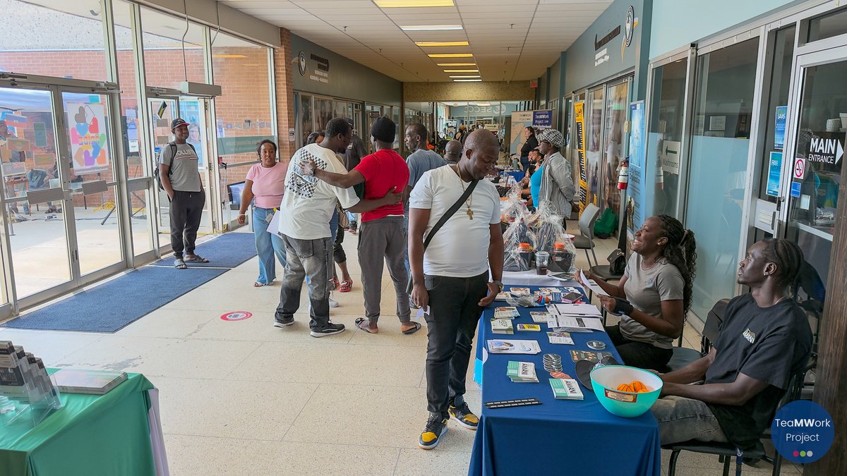 TeamworkMWSP's tweet photo. The TeaMWork Project was pleased to attend the Caribbean Community Fair hosted by @SouthEssexCC and @OHCOWclinics in Leamington.
The event brought together members of the Caribbean community and local residents for an afternoon of food, music, prizes, and connection. Attendees enjoyed Caribbean cuisine, participated in raffles, and had opportunities to win a variety of prizes, including multiple bicycles that were raffled off throughout the event.
