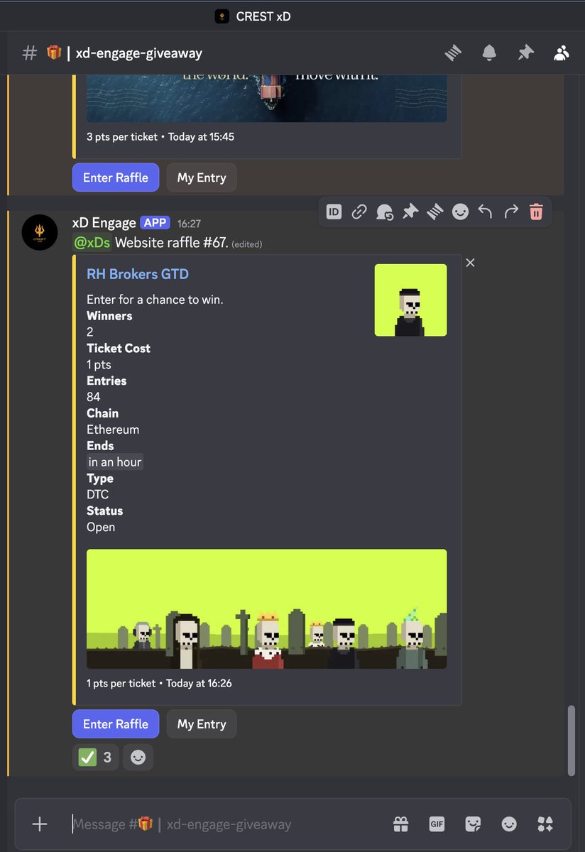 Ayo_Babt's tweet photo. Time to make @Crest_xd bot available for some comms?

🤔🤔🤔 https://t.co/JoeOuDuxjR